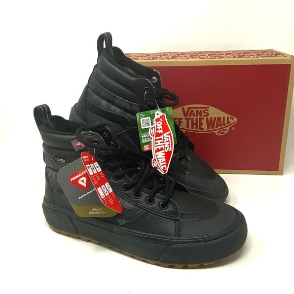 VANS SK8-HI 2.0 MTE Dx Shoes Women's Black Wodeland Camo Suede Boots VN0A4P3ITUL - Picture 7 of 10